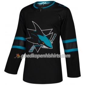 San Jose Sharks Blank Adidas 2018-2019 Alternate Authentic Shirt - Mannen